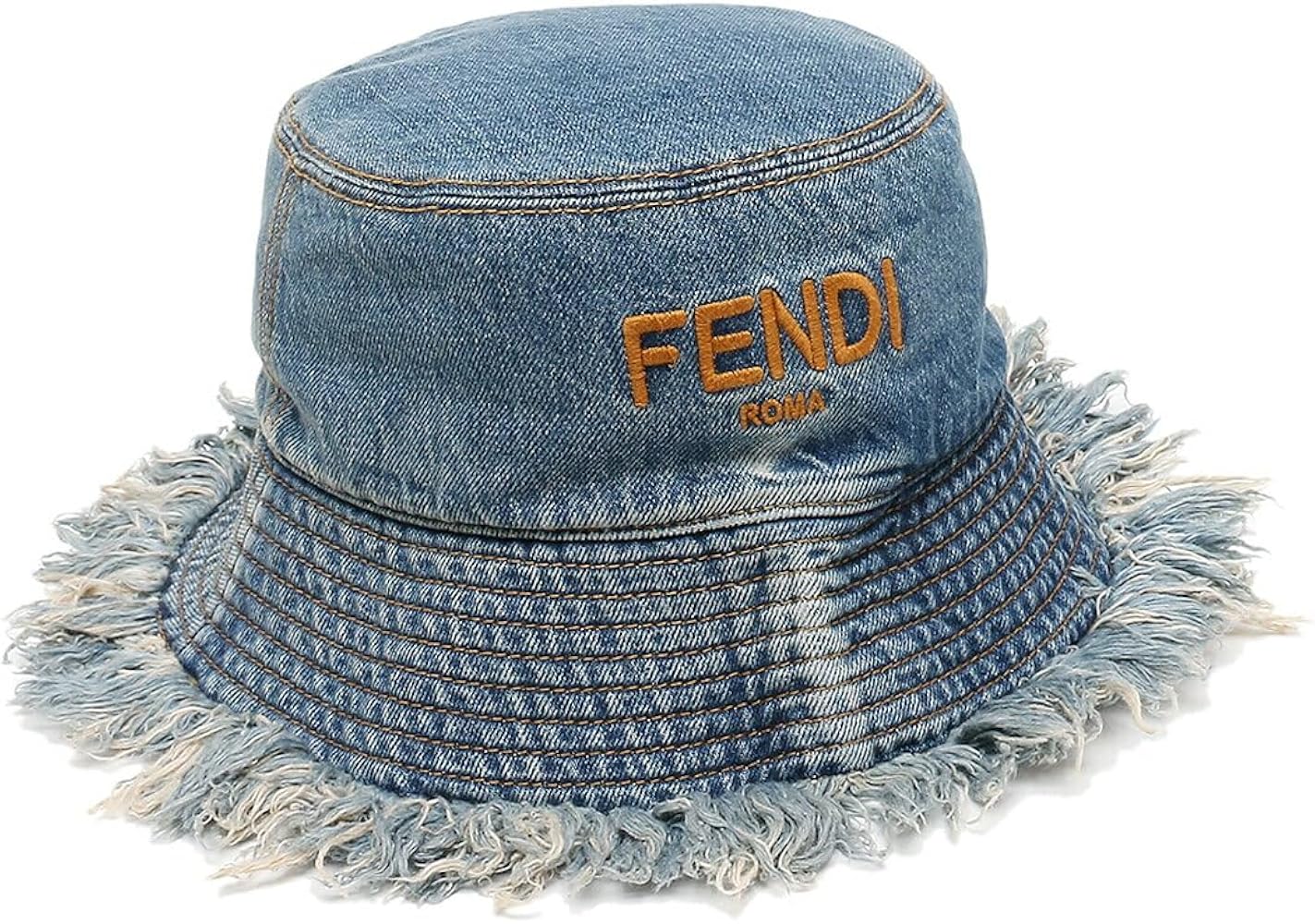 Amazon | [フェンディ] 帽子 ハット バケットハット バケハ ブルー
