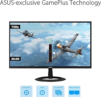 ASUS 22” (21.45” viewable) 1080P Eye Care Monitor (VZ22EHE) - Full