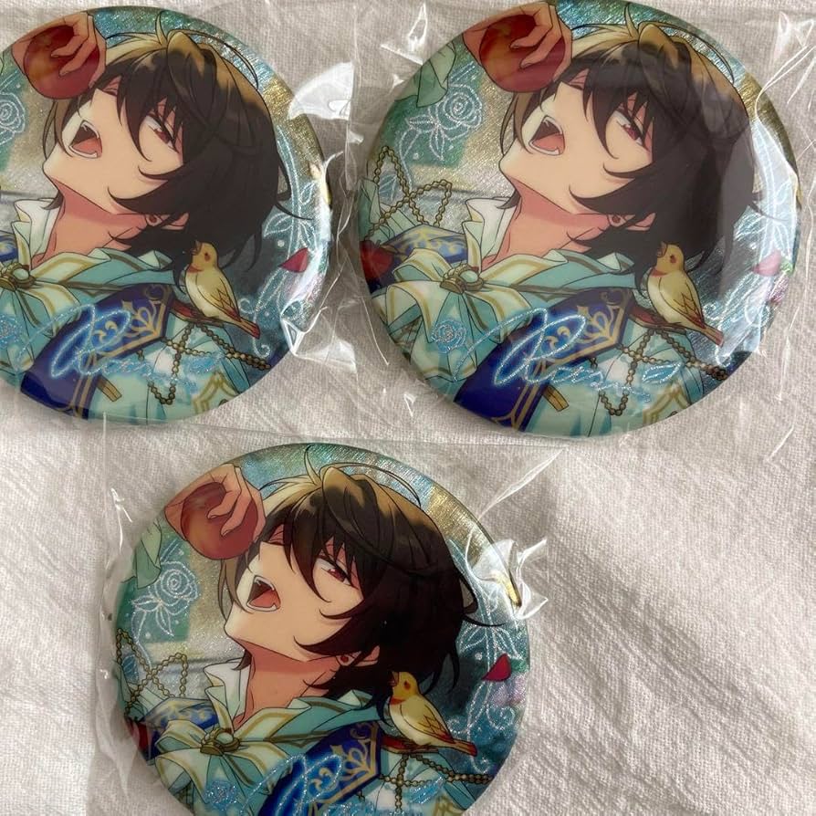 あんスタ 中国 盛放缶バッジ 朔間凛月 凛月 あんスタ 中国 盛放缶