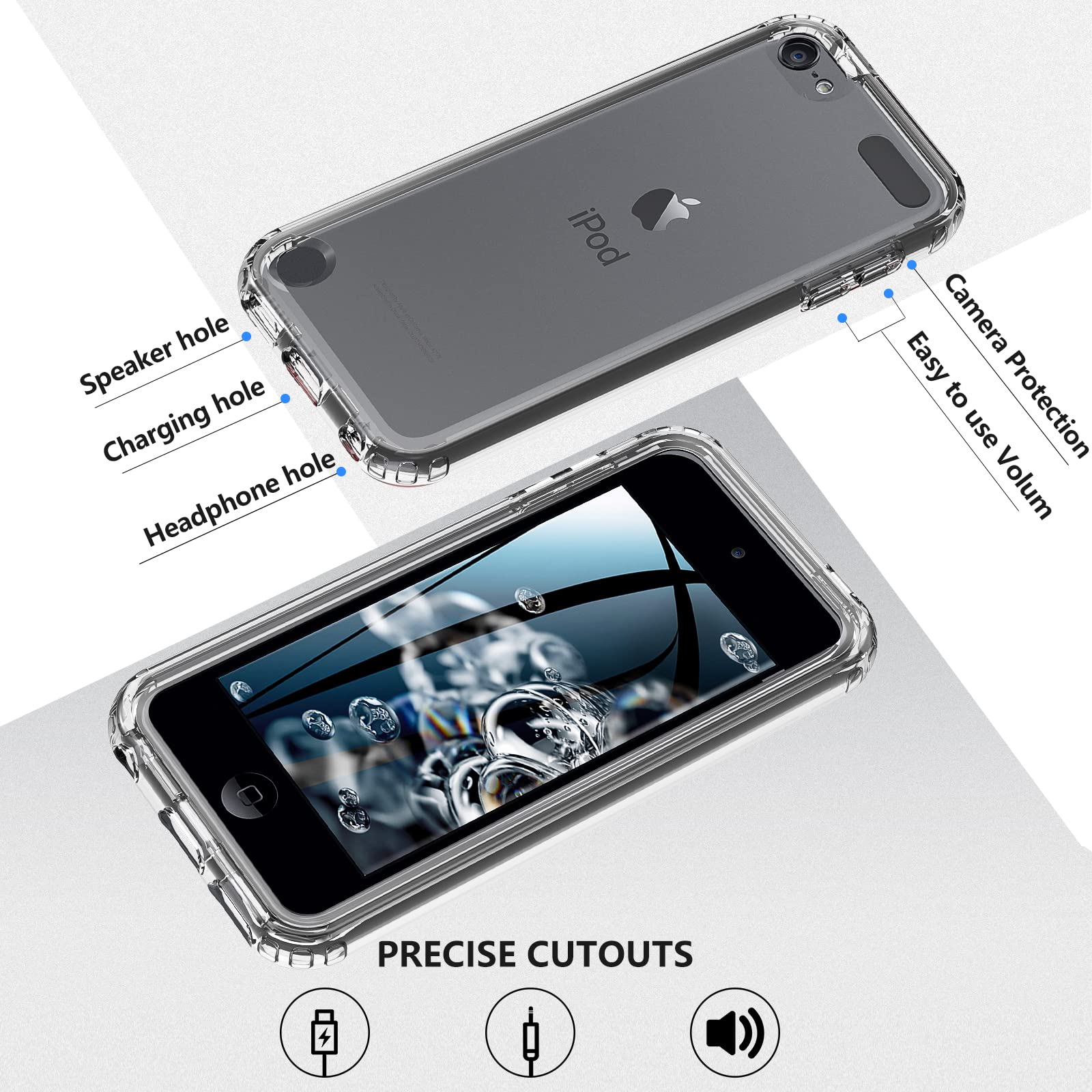 Amazon | Hensinple iPod Touch 第7世代/第6世代/第5世代ケース、iPod