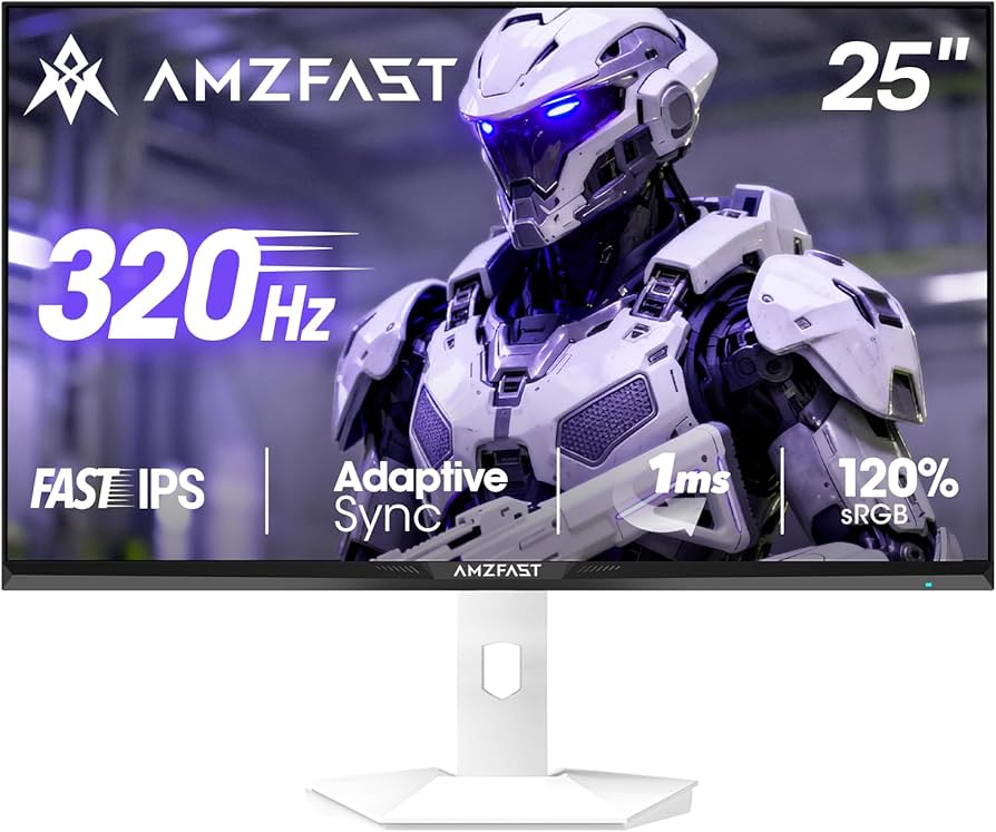 Amazon.com: Amzfast 25 Inch White Gaming Monitor 320Hz/300Hz/240Hz