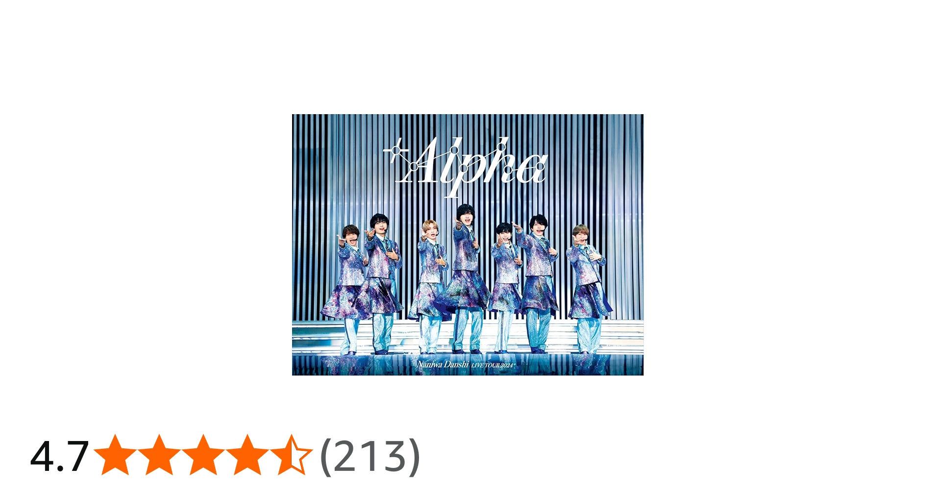 Amazon.co.jp: なにわ男子 LIVE TOUR 2024 '+Alpha' (初回限定盤) (DVD