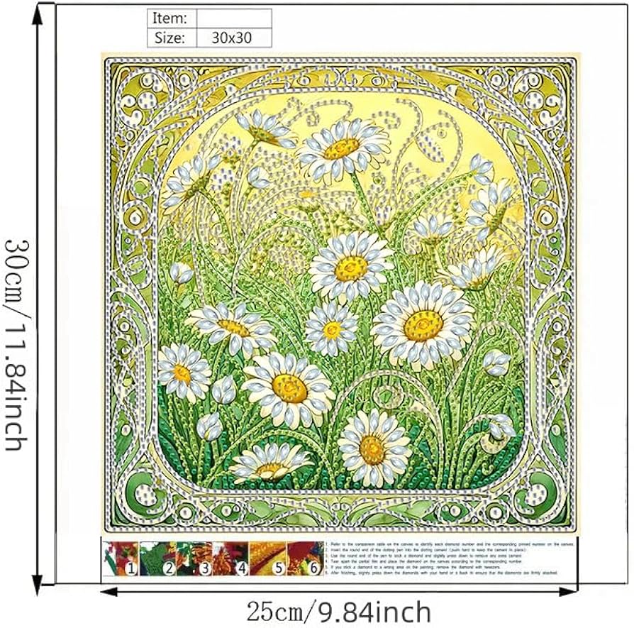 Amazon.co.jp: ダイヤモンドアートクラブ、小さな生花 ダイヤモンド