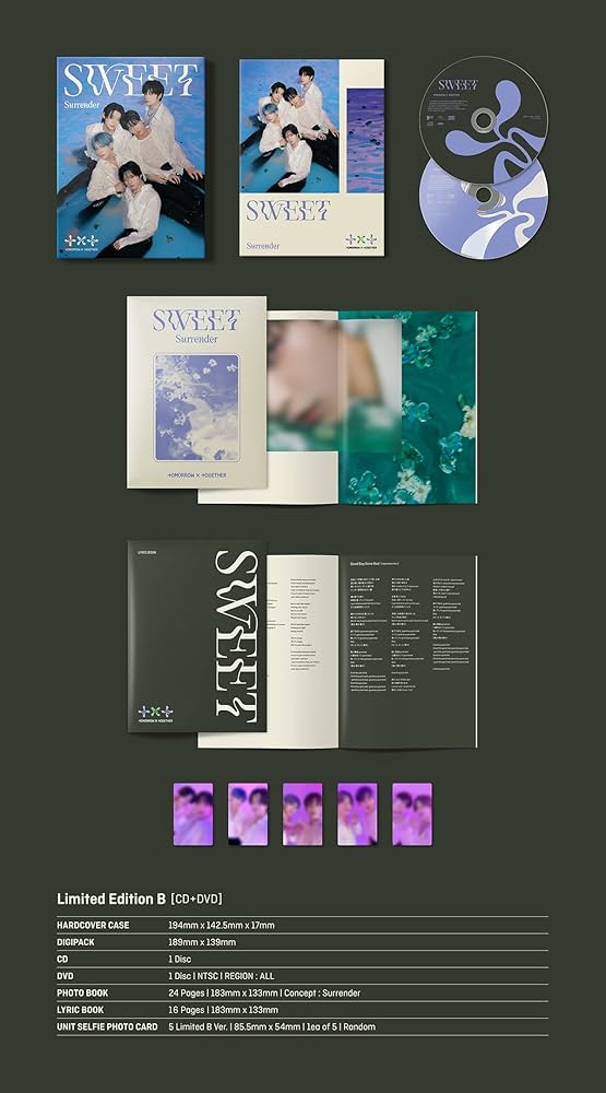 TOMORROW X TOGETHER - SWEET[Limited Edition B] [CD+DVD] - Amazon