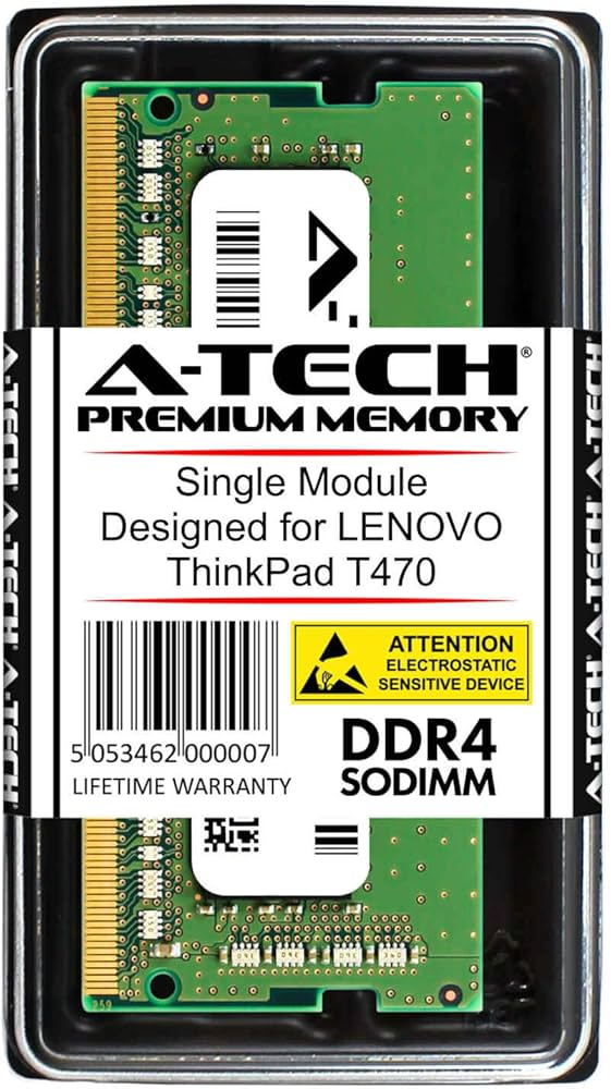 A-Tech 8GB RAM for Lenovo ThinkPad T470 | DDR4 2400 SODIMM PC4