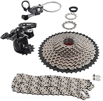 Amazon.co.jp: リアディレイラー カセットチェーン 12段変速機付き 12
