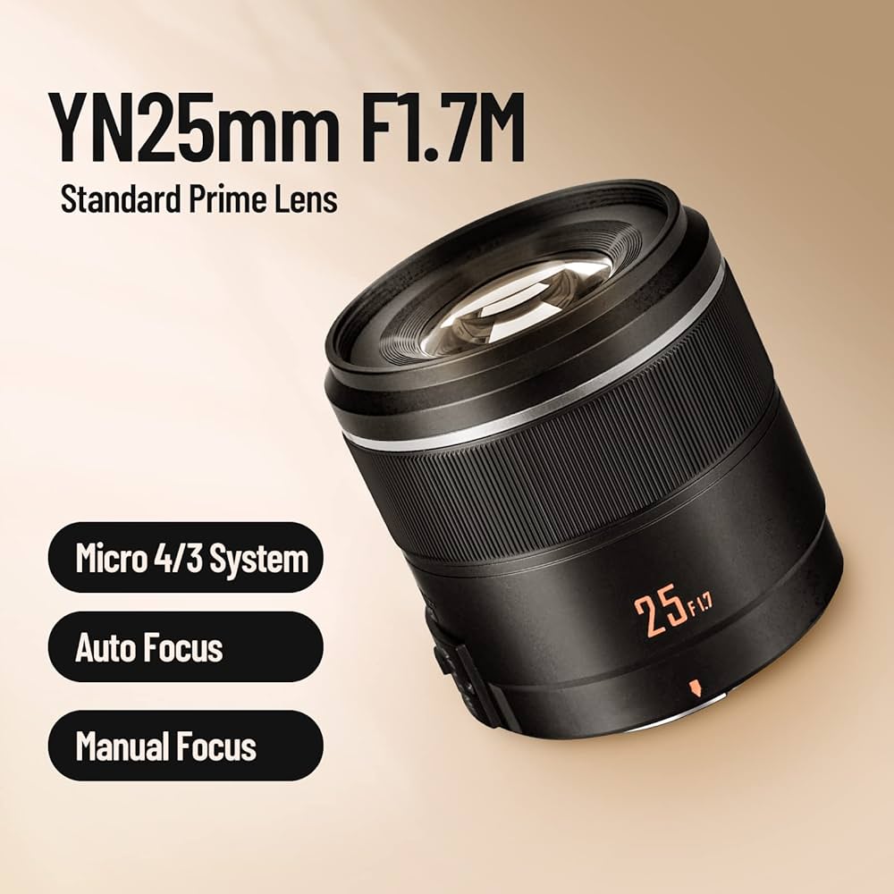 Amazon.co.jp: Yongnuo YN25mm F1.7M オートフォーカス スタンダード