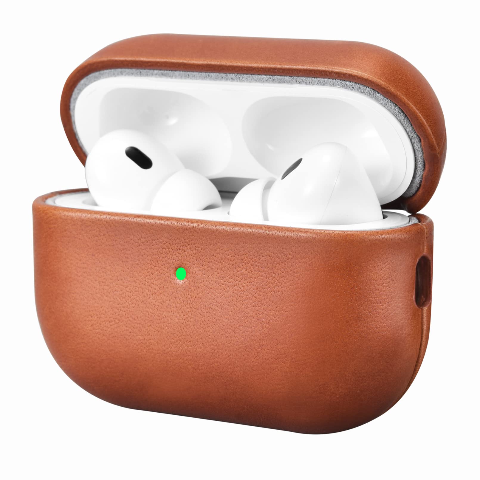 Amazon | AirPods Pro 2 用 ケース 本革(2022年9月発売専用)落下防止