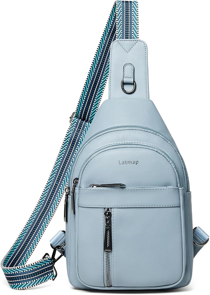 Amazon.com | LATMAP 7L Sling Bag For Women Men Crossbody Shoulder