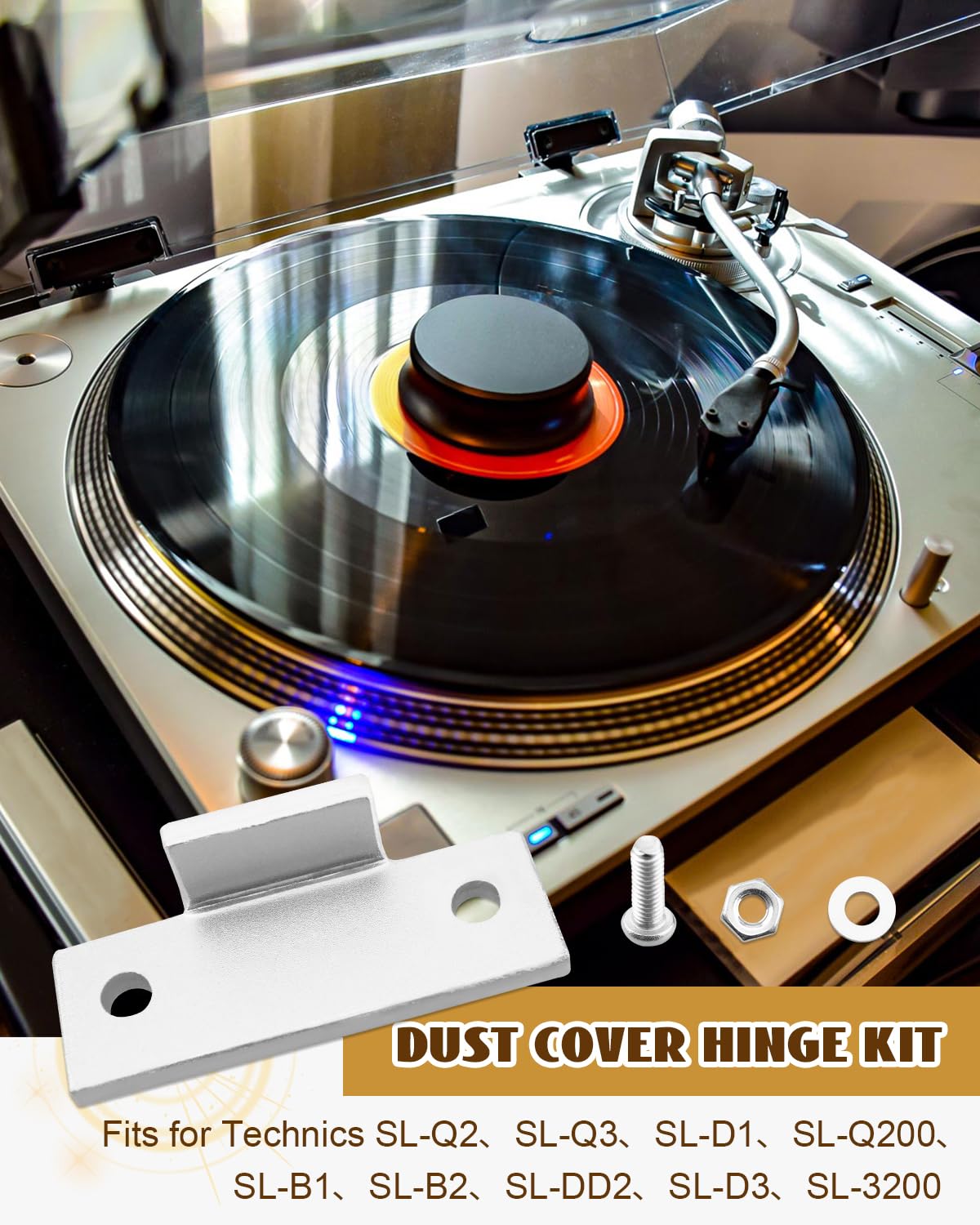 Amazon.co.jp: ULXIOM ターンテーブル ダストカバー ヒンジ Technics