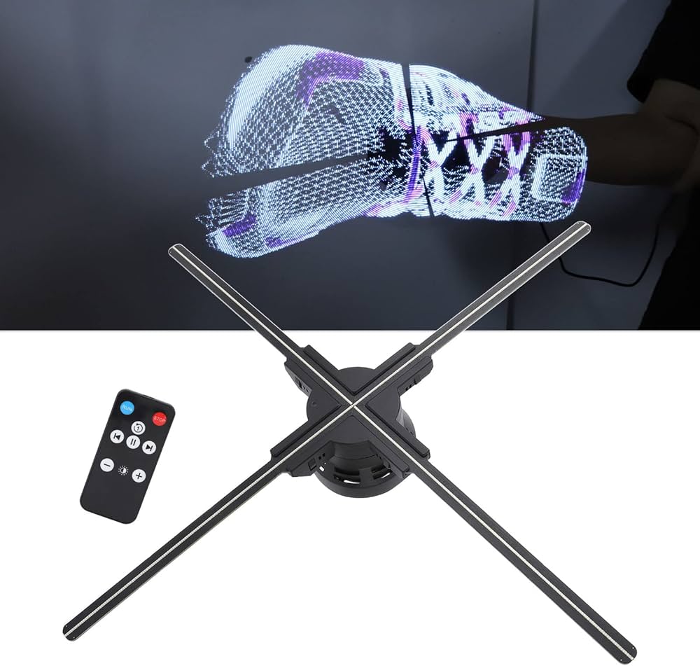 Amazon.co.jp: 3Dホログラムファン、672 LED付き20インチ3Dホログラム