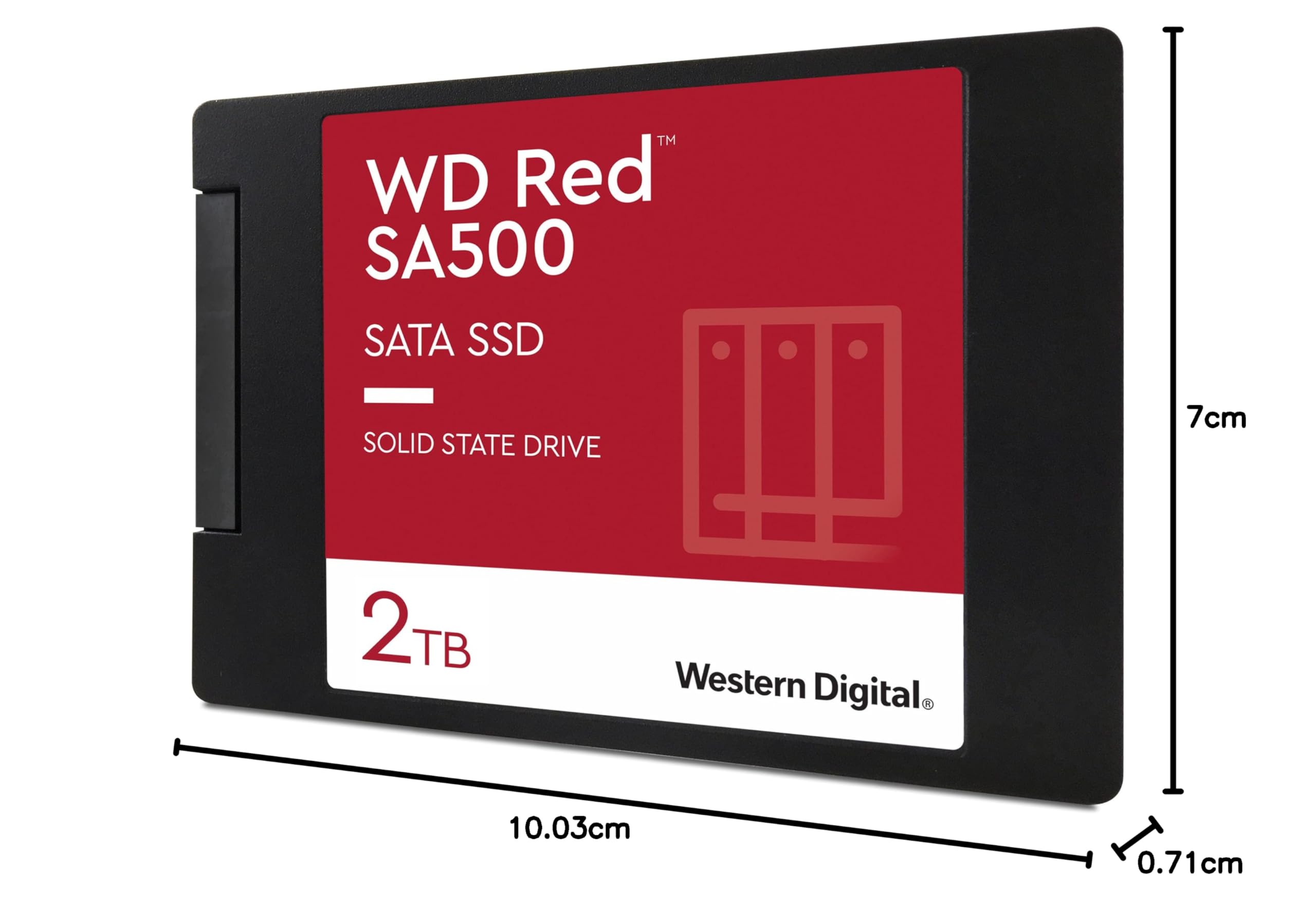 Western Digital Red SA500 NAS 2TB 3D NAND Internal SSD - SATA III