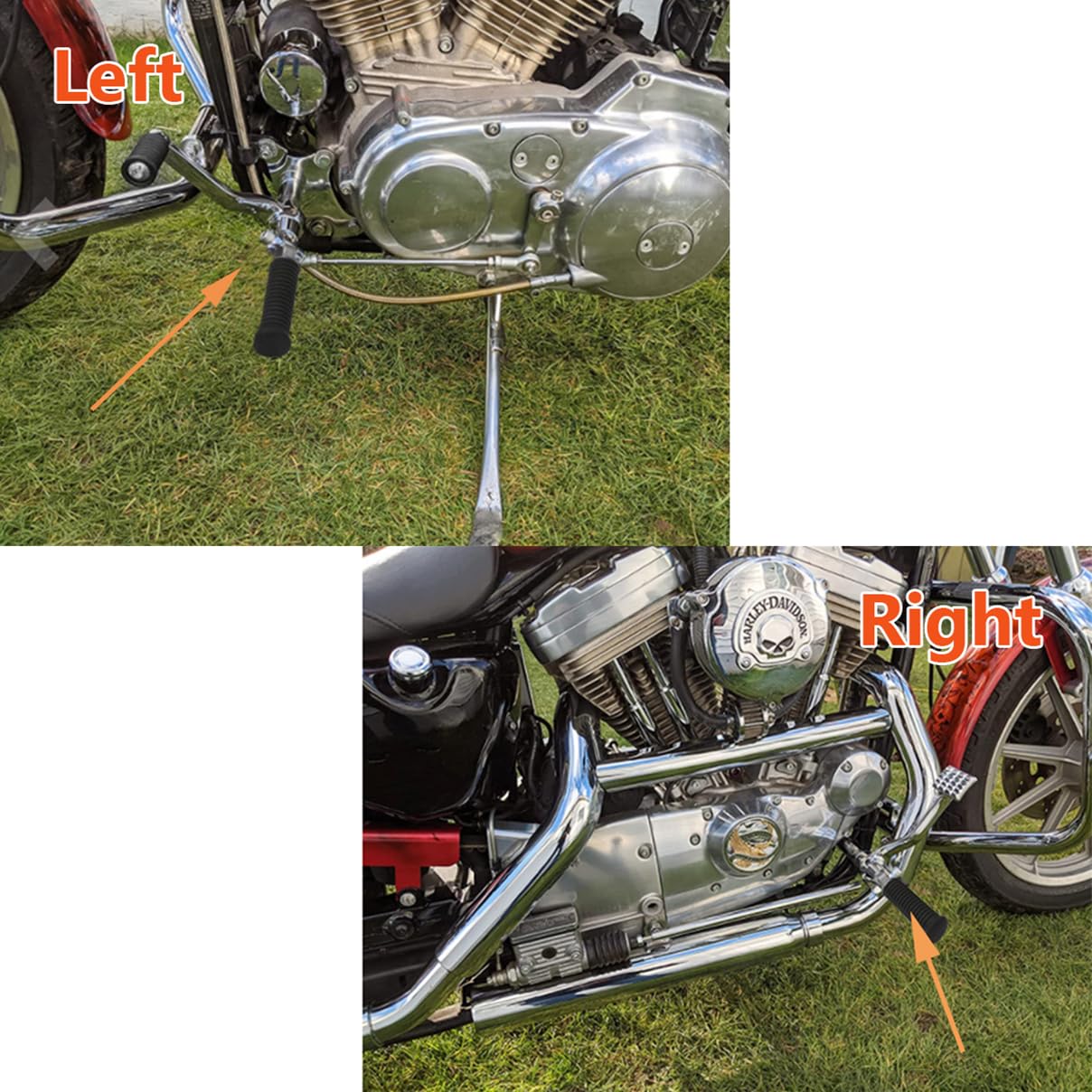 Amazon | Sportster 883 1200 フォワードコントロールペグ クロム