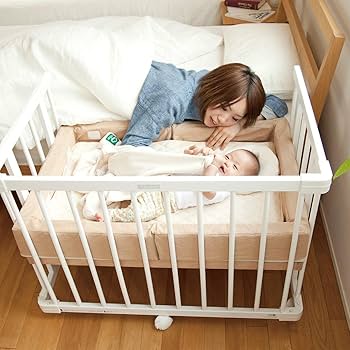 Amazon.co.jp: 無駄なく 長く使えるベビーベッド【ファルスカ ミニ
