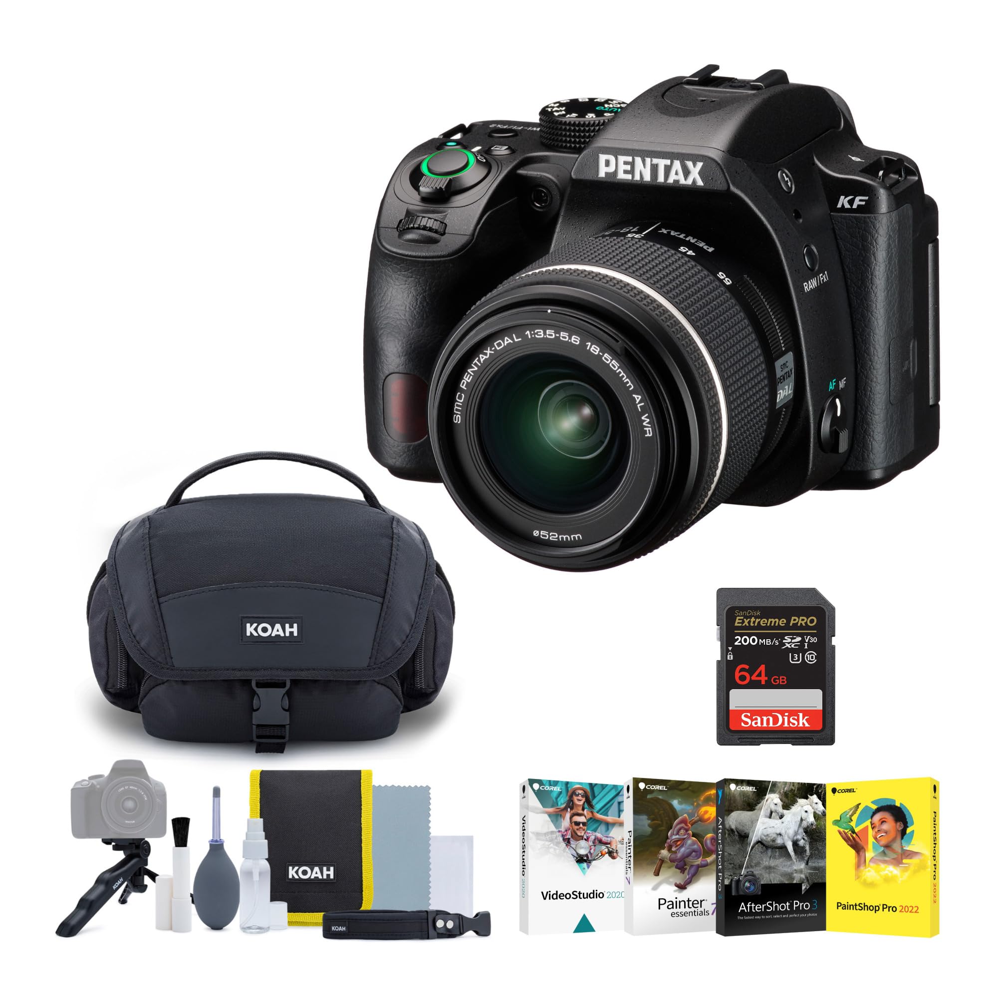 Amazon.com : Pentax KF DSLR Camera (Black) and PENTAX DA L 18-55mm