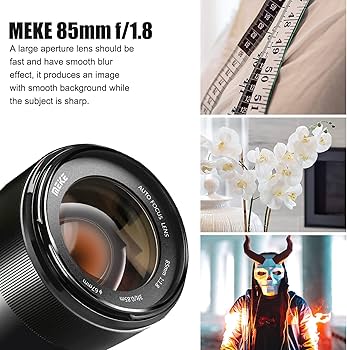 Amazon.co.jp: MEKE 85mm F1.8 オートフォーカス フルフレーム 大口径