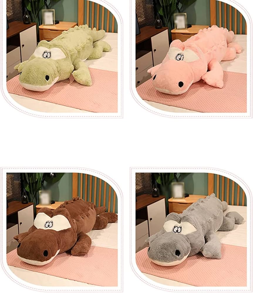 Amazon｜ぬいぐるみ 特大 ワニ 鰐 わにのぬいぐるみ だきまくら