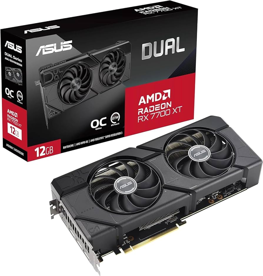 Amazon.com: ASUS Dual Radeon™ RX 7700 XT O12G GDDR6X (PCIe 4.0