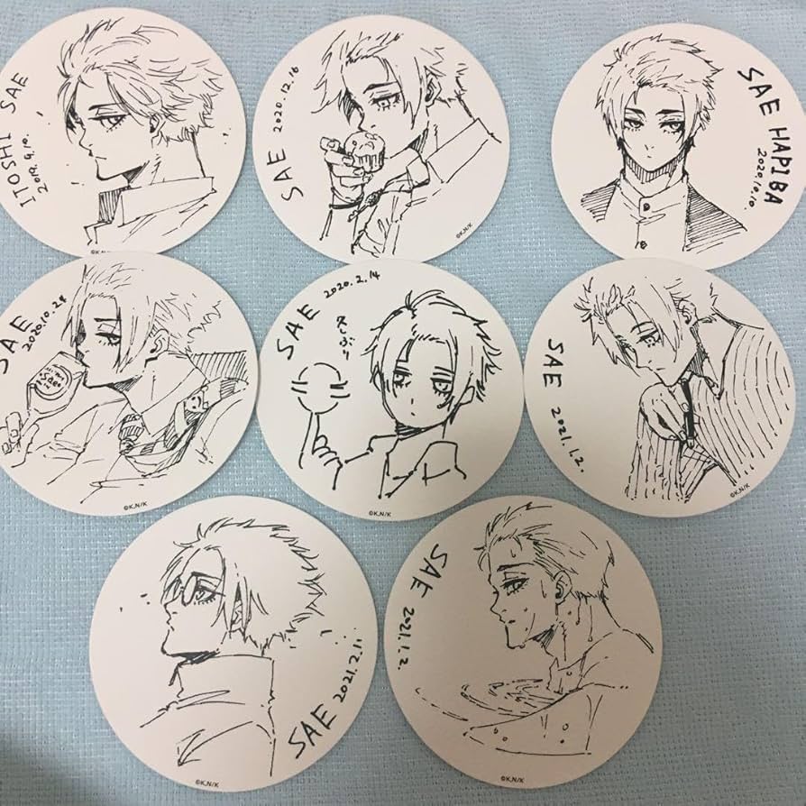 Amazon.co.jp: ブルーロック ブルロ 複製原画コースター 原画展 展示会