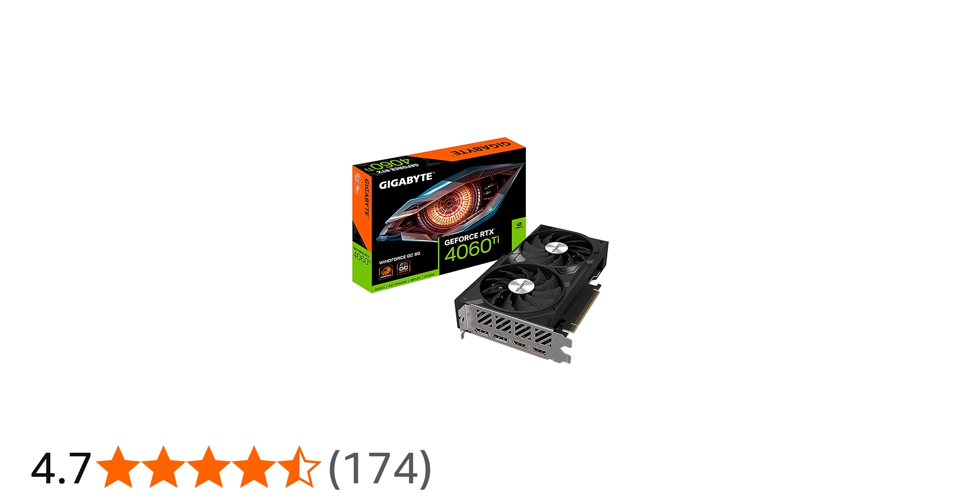 Amazon | GIGABYTE GeForce RTX 4060 Ti WINDFORCE OC 8Gグラフィック