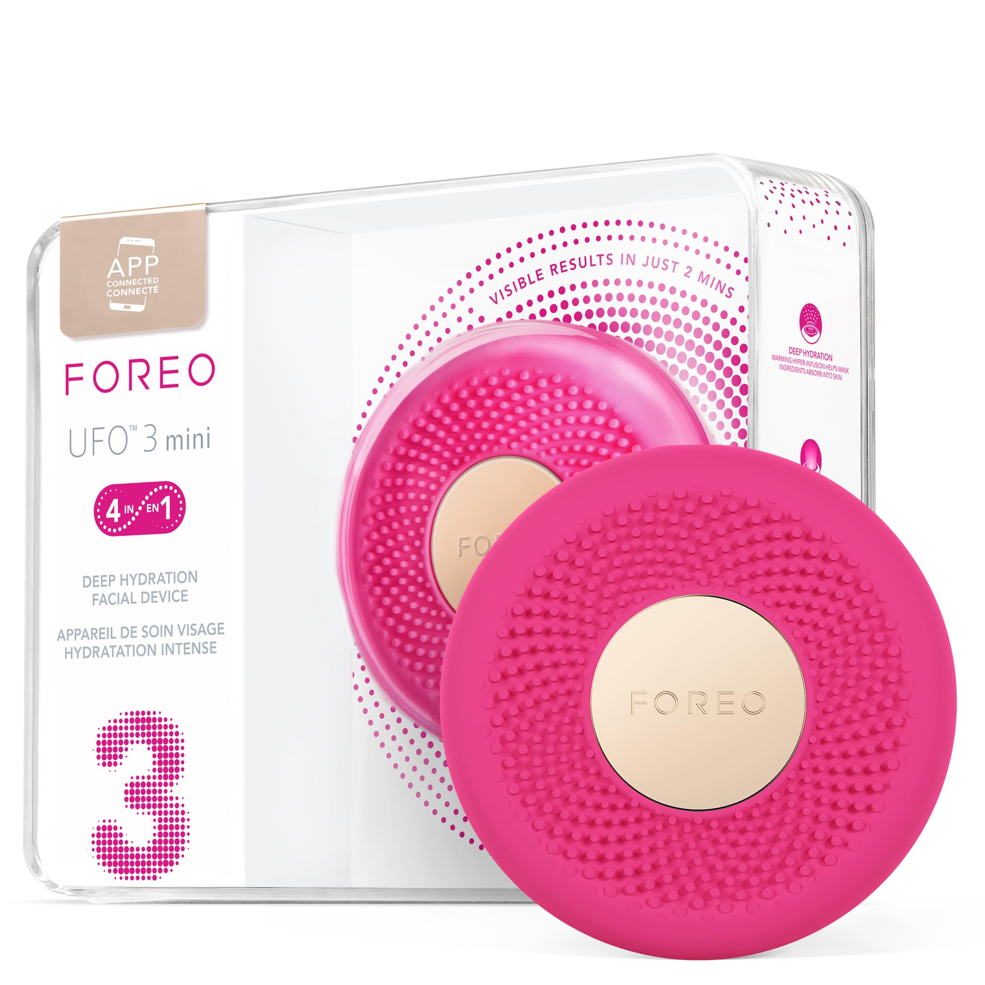 Amazon.com: FOREO UFO 3 mini 4-in-1 Face Mask Skincare Device