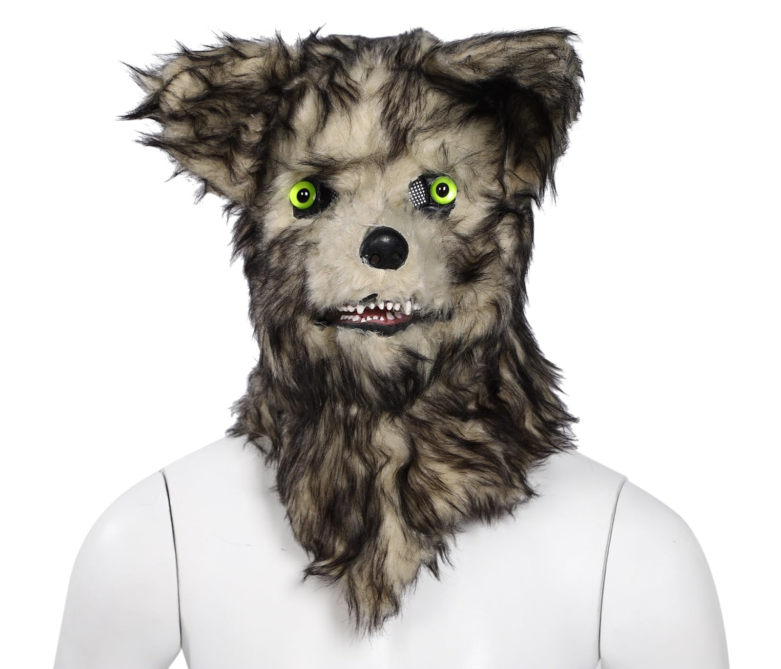 Amazon.co.jp: オオカミ 狼 アニマル マスク 口 連動 動く 可動式 動物