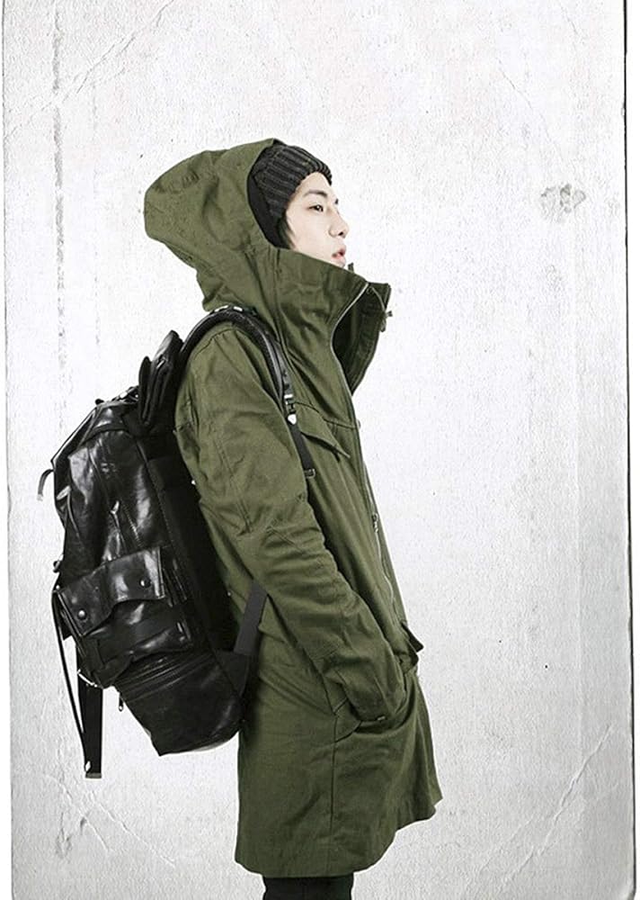 Amazon | モッズコート メンズ 裏ボア ファー付き コート ロングコート