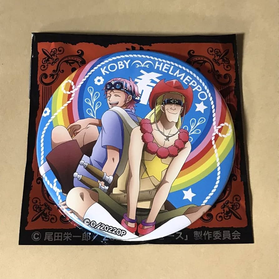 Amazon.co.jp: ワンピース コビー＆ヘルメッポ 輩缶バッジ 第23弾 FILM