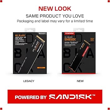 Amazon.com: WD_BLACK SN850X 2TB NVMe SSD - M.2 2280, Up to 7,300