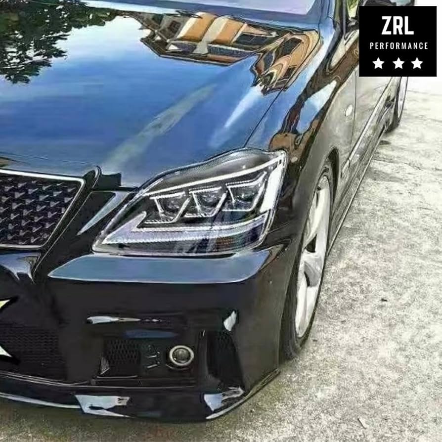 Amazon | 18系クラウン 社外 LEDヘッドライトユニット 3眼 レクサス