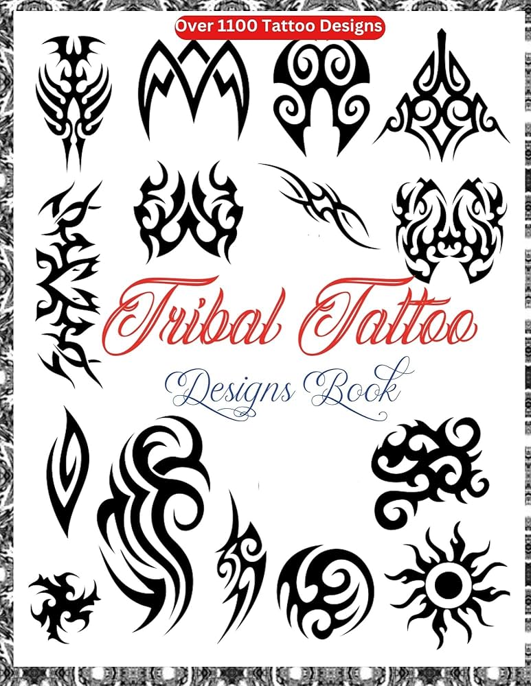 Amazon.co.jp: Tribal Tattoo Designs Book: Over 1100 Ideas Tribal
