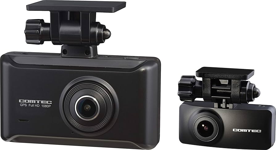Amazon.co.jp: COMTEC Car Front and Rear 2-Camera Dash Cam ZDR025