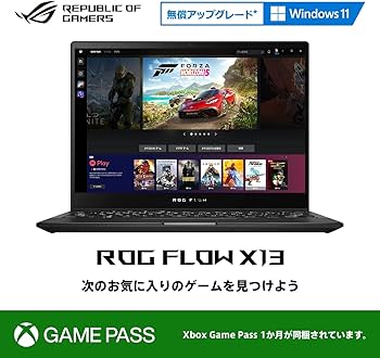 Amazon.co.jp: ASUS ゲーミングノートパソコン ROG Flow X13 GV301QH