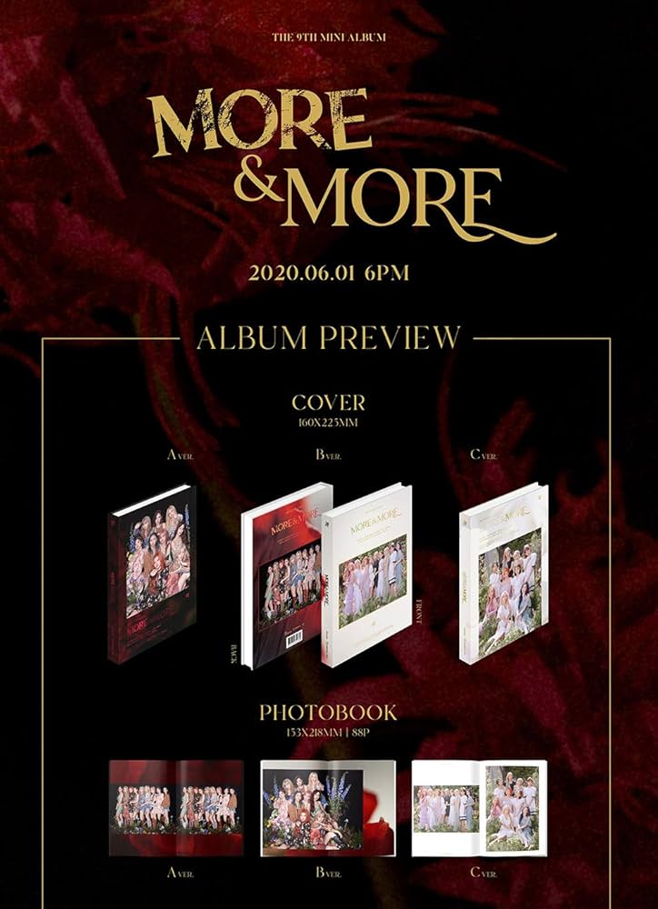 Amazon.com: JYP Twice - More & More (9th Mini Album) Album+Extra