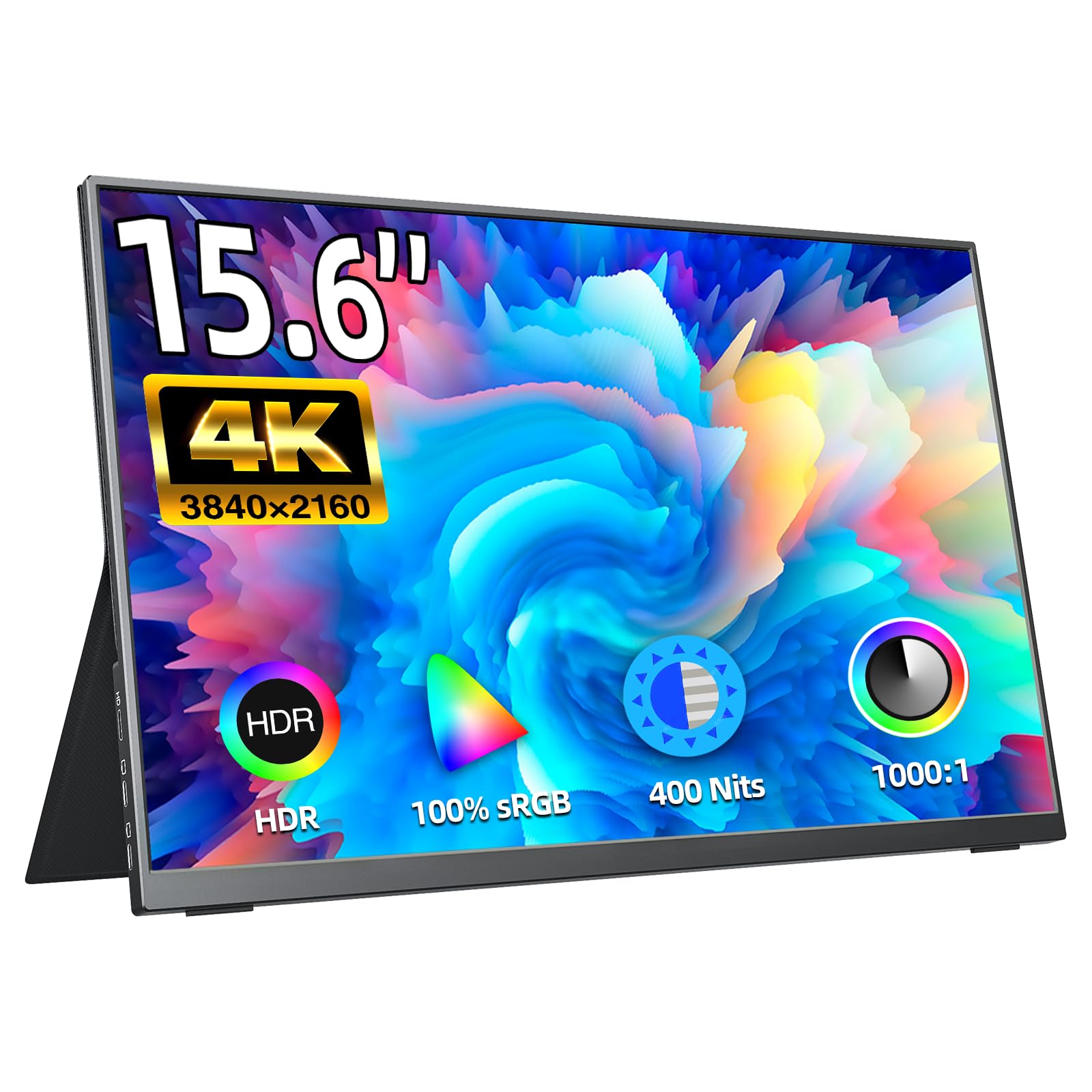 Amazon.co.jp: モバイルモニター 15.6インチ kksmart 4K解像度(3840