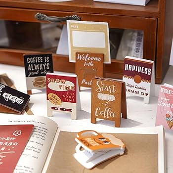 Amazon | クリップ メモクリップ 卓上 可愛い メモスタンド 木製 北欧