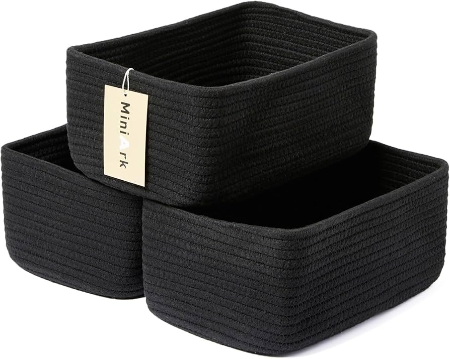 Amazon.com: MiniArk Small Storage Baskets for Organizing | Closet