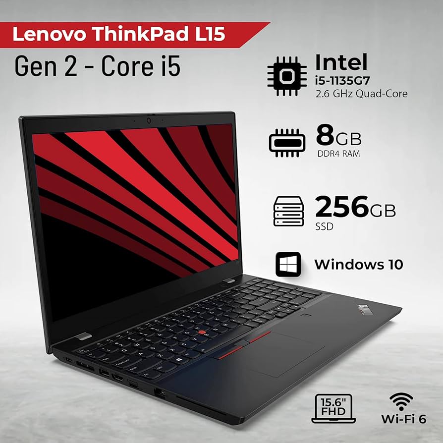 Amazon.com: Lenovo ThinkPad L15 Gen 2 - Core i5 1135G7 (四核心