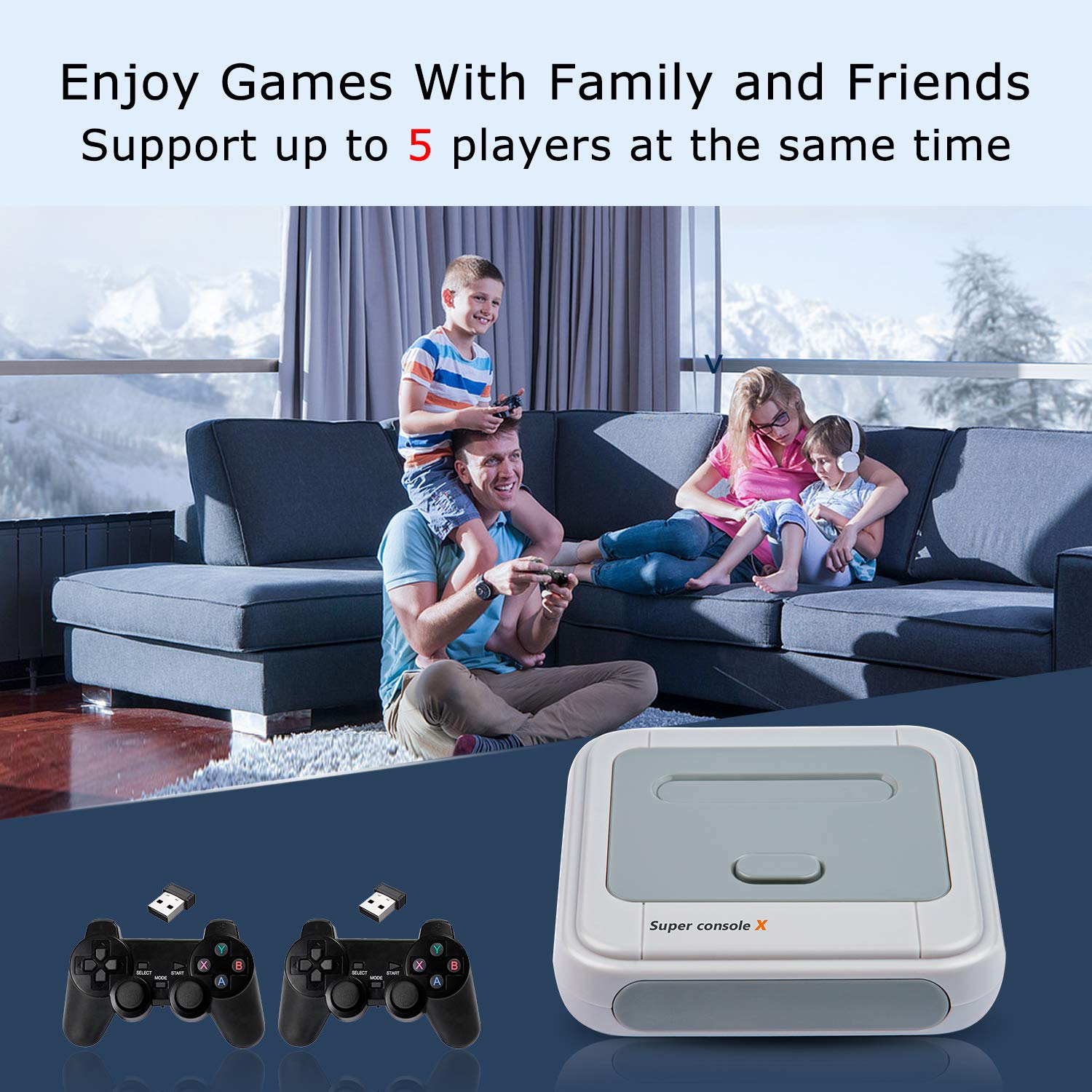 Amazon.com: Kinhank Super Console X Retro Video Game Console Built