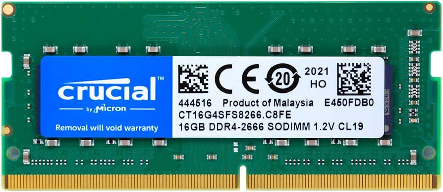 Crucial Módulo de memória DDR4 SDRAM de 16 GB - para notebook - 16