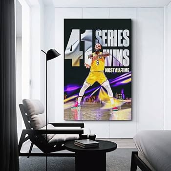 Amazon.co.jp: BOBOH レブロン・ジェームズ ポスター レイカーズ