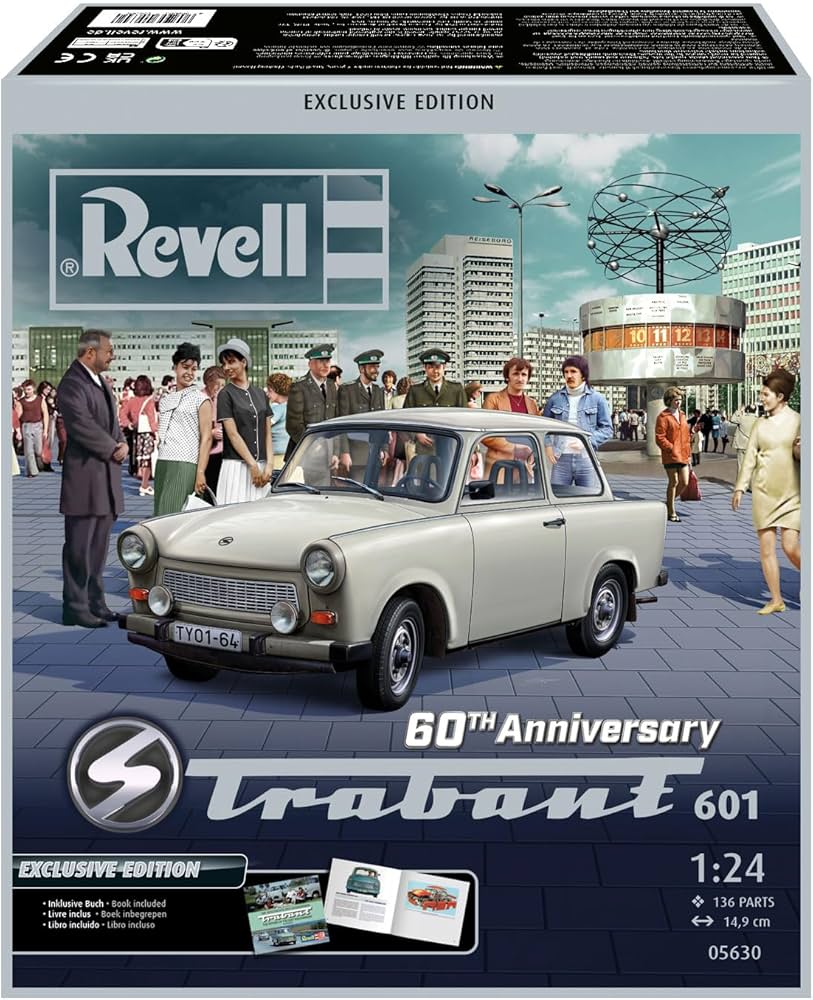 Amazon | ドイツレベル(Revell) 1/24 トラバント601 60周年記念