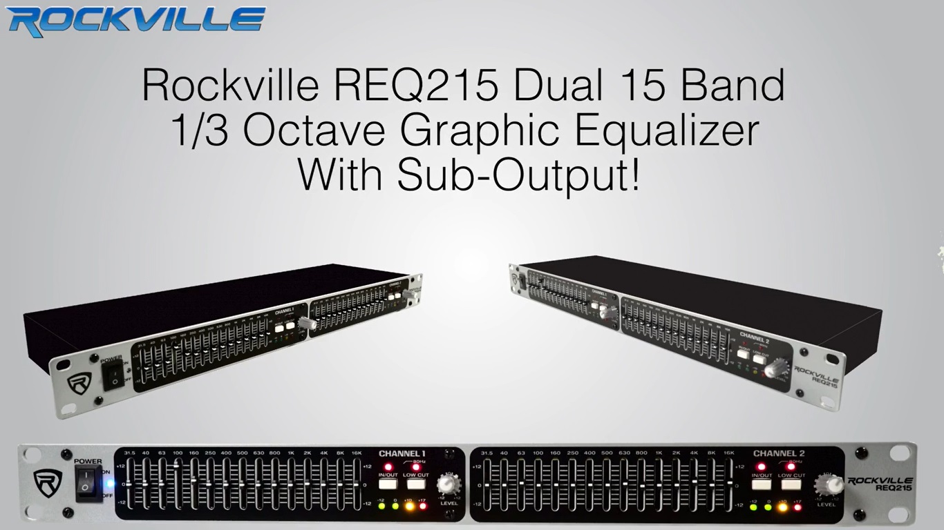Amazon.com: Rockville REQ215 Dual 15 Band 1/3 Octave Graphic