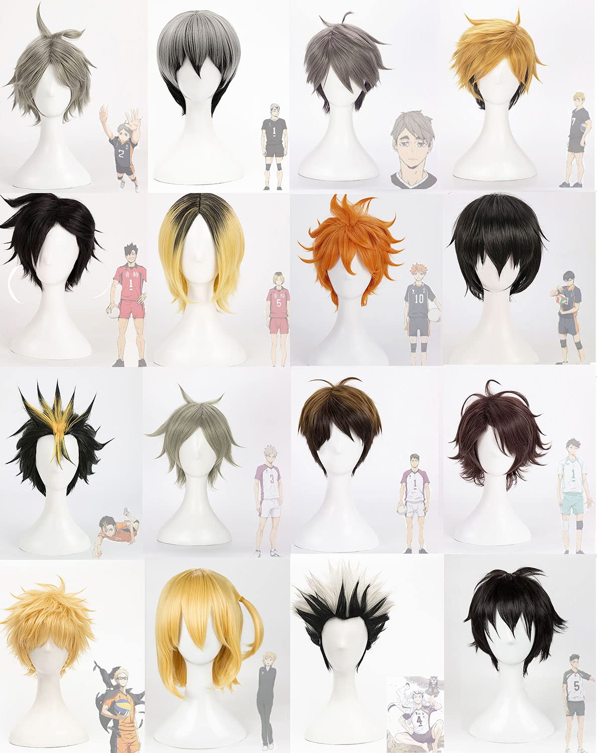 Amazon.co.jp: ハイキュー!! コスプレウィッグ ハイキュー ウィッグ