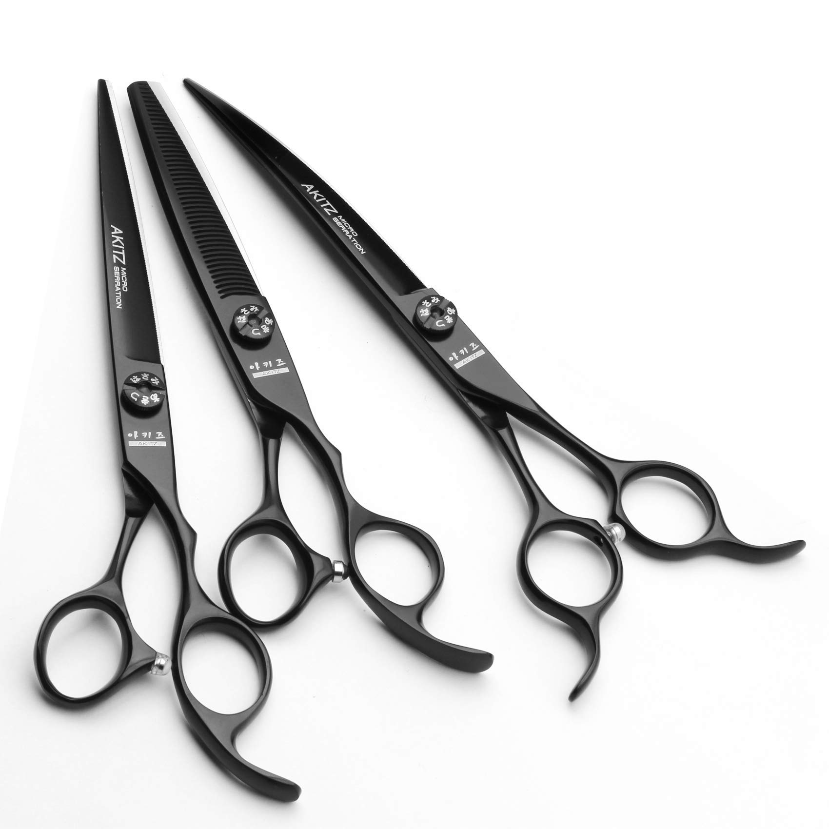 Amazon.co.jp: 滑らないブラックマイクロ セットシザー カットシザー+