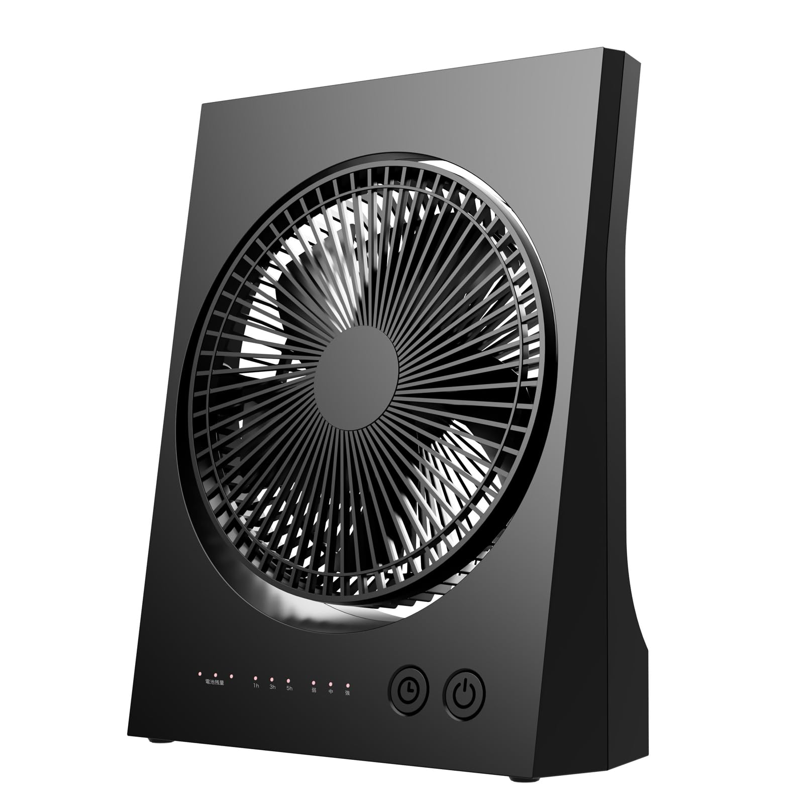 Amazon | 【ヒカリテラス】卓上 リビング扇風機 静音設計 充電池内蔵