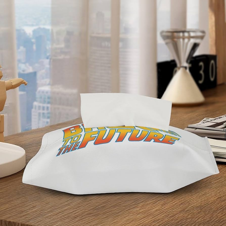 Amazon｜バックトゥザフューチャー ティッシュケース おしゃれ PU