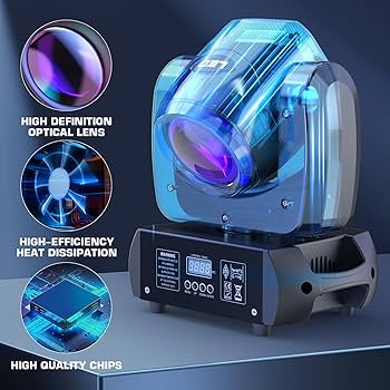 Amazon.co.jp: SEBRUANC 100W ムービングヘッドライト LED 回転DJ