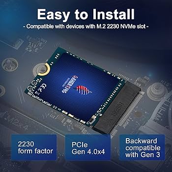 Amazon.com: GAMERKING SSD 2TB M.2 2230 NVMe PCIe Gen 4.0X4