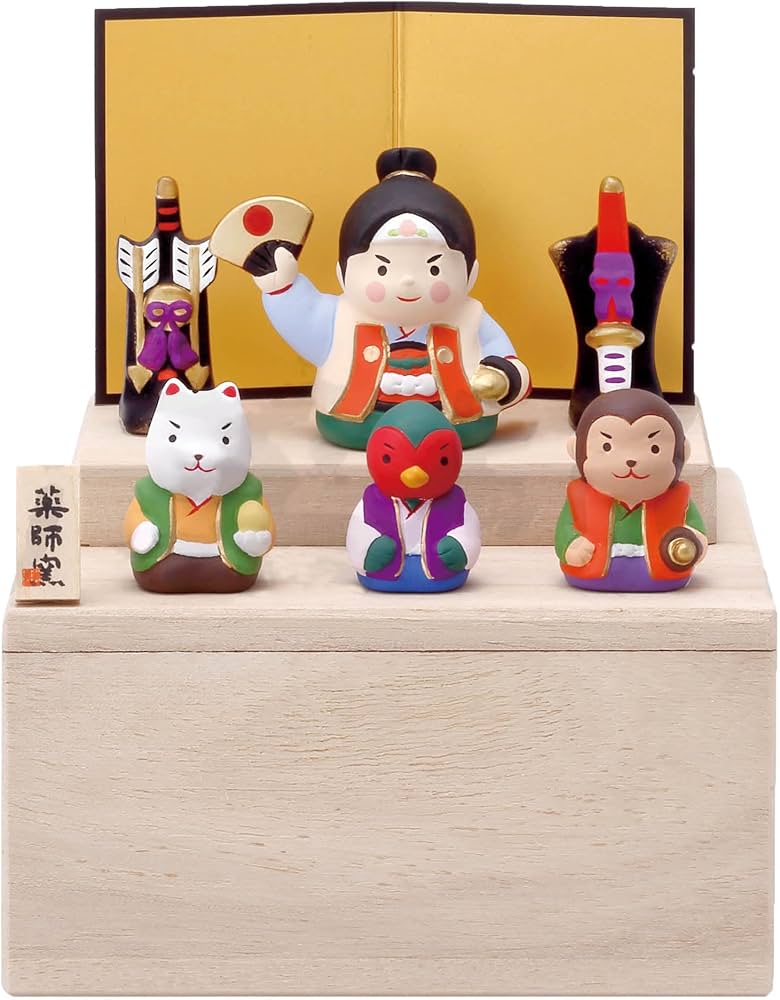 Amazon.co.jp: [薬師窯] 五月人形 日本製 端午の節句 ミニ コンパクト